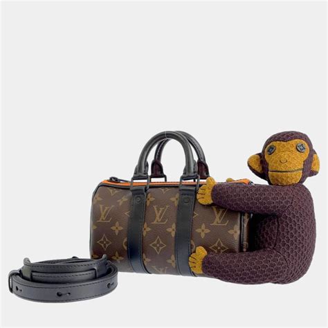 LOUIS VUITTON Monogram Monkey Puppet LV 